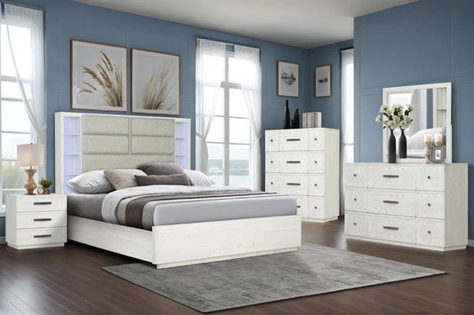 Bayford White 4 Pc Bedroom Set by New Classic