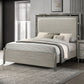 New Classic Lennox Modern Gray 4 Pc Bedroom Set
