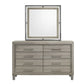 New Classic Lennox Modern Gray 4 Pc Bedroom Set