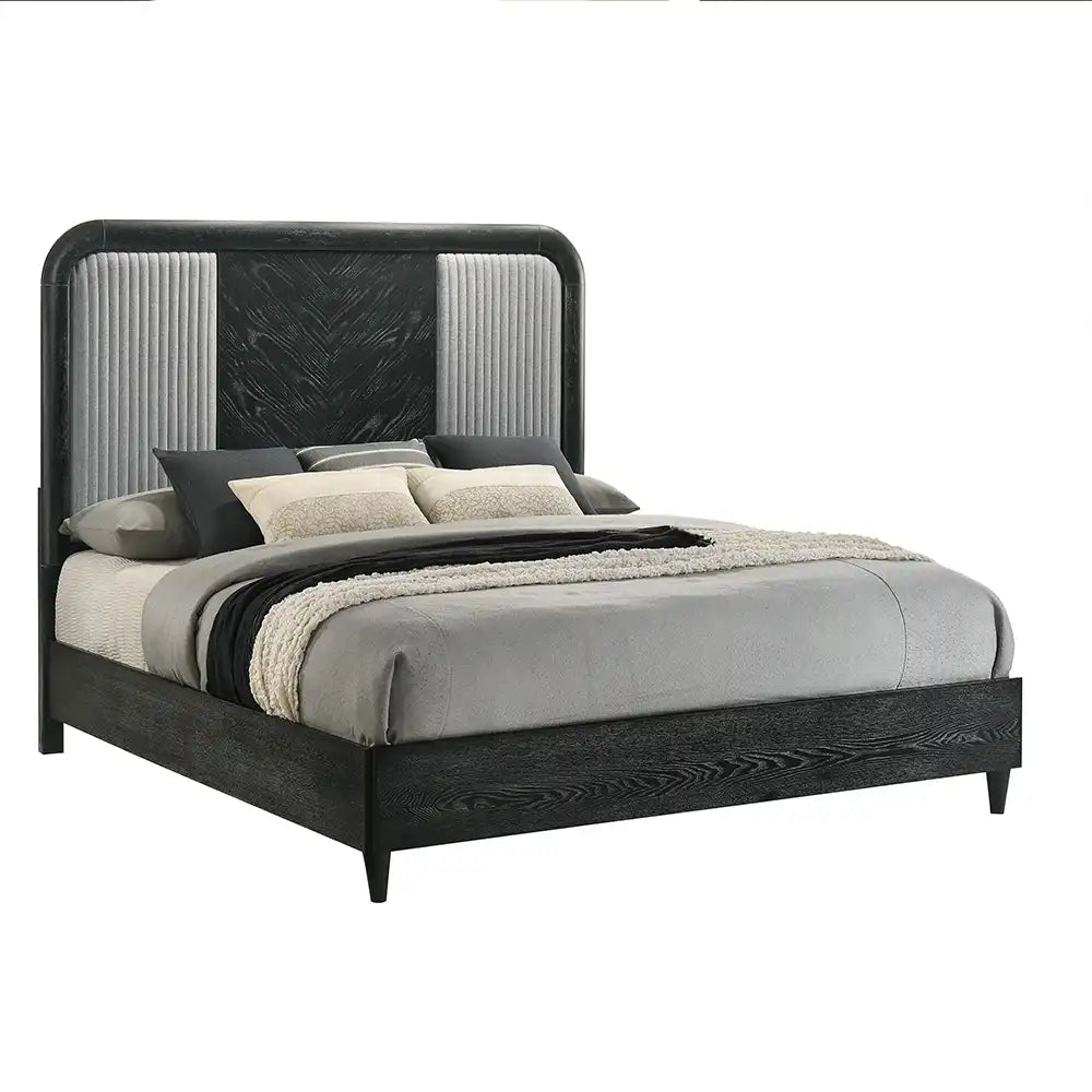 Skyline Black 4 Pc King Onyx Bedroom Set