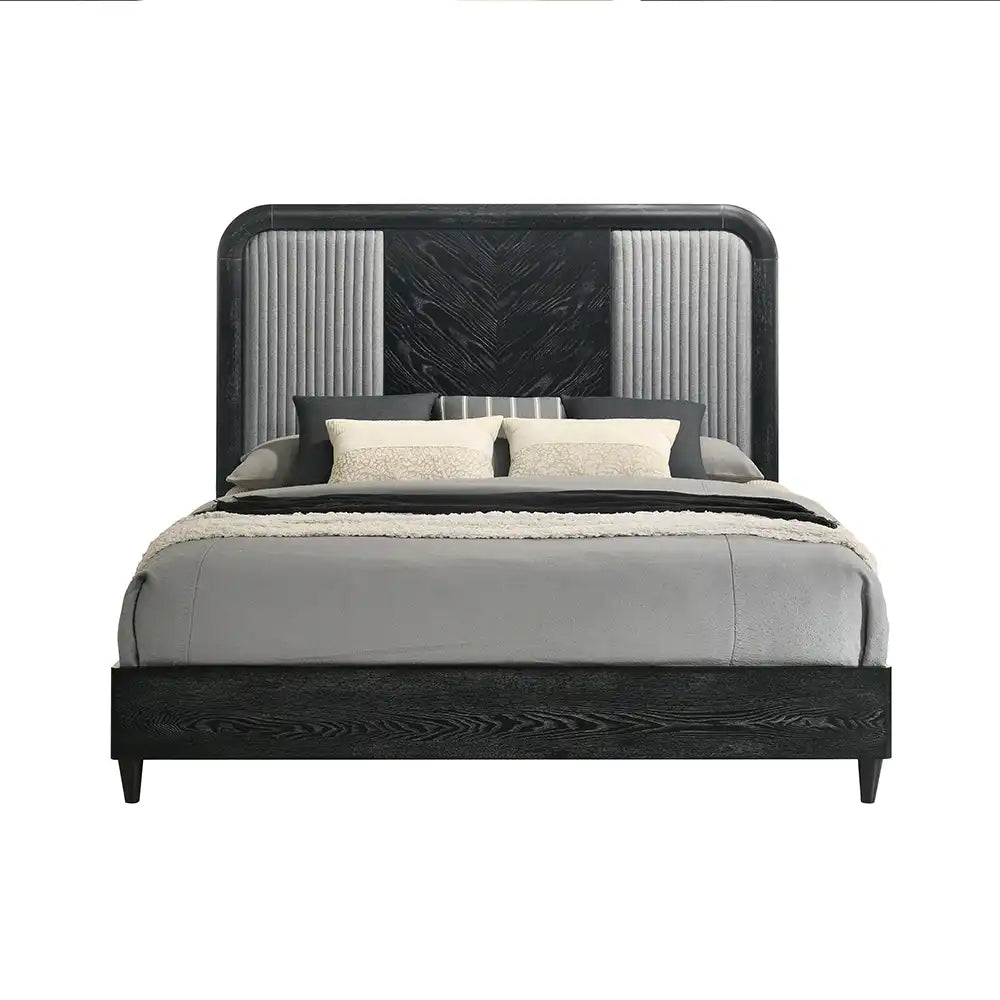 Skyline Black 4 Pc King Onyx Bedroom Set
