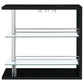 Unidad de bar negra Prescott de 3 piezas - Almacenamiento + soporte para vino