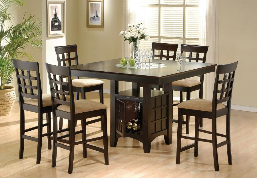 Gabriel Cappuccino 7 Pc Dining Set