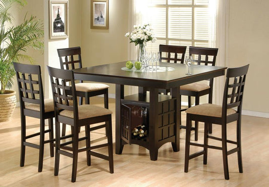 Gabriel Cappuccino 7 Pc Dining Set