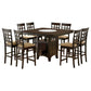 Gabriel Cappuccino 9 Pc Dining Set
