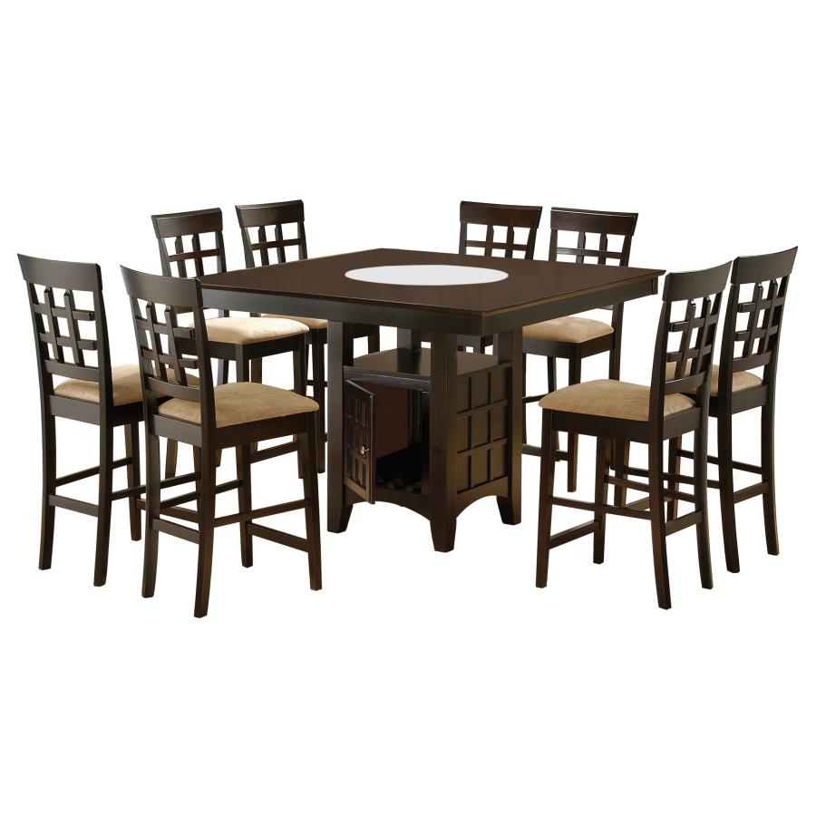 Gabriel Cappuccino 9 Pc Dining Set