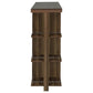 Modern Walnut Bar Unit 100439 - Wine Bottle Storage