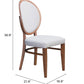Regents 100982 Dining Chair Walnut Finish