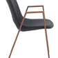 Desi Dining Chair 101694 Black & Walnut