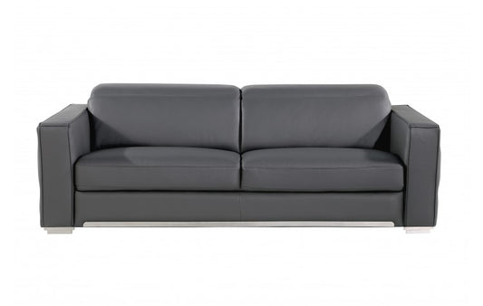 Global United 1120 Top Grain Italian - Dark Grey