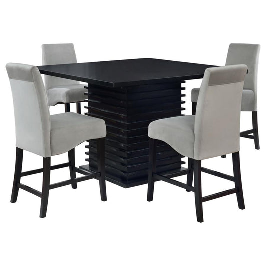 Muebles de comedor Stanton de Coaster - Sillas grises