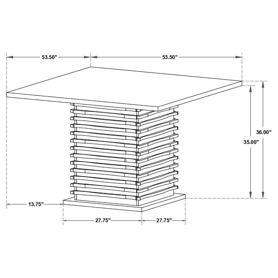 Muebles de comedor Stanton de Coaster - Sillas grises