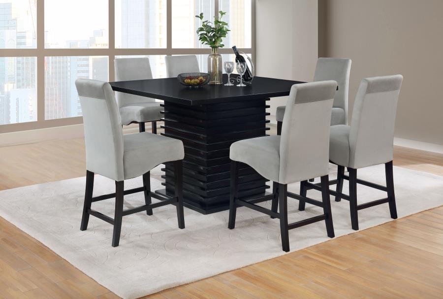 Stanton 7 Pc Dining Set 102068 - Gray