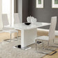 Anges 5-7 Pc Dining Collection - White or Black Chairs