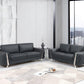 Global United 1050 Italian Leather Sofa Set