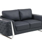 Global United 1050 Italian Leather Sofa Set