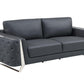 Global United 1050 Italian Leather Sofa Set