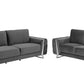 Global United 1051 Gray Sofa & Loveseat