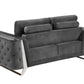 Global United 1051 Gray Sofa & Loveseat