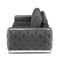 Global United 1051 Gray Sofa & Loveseat