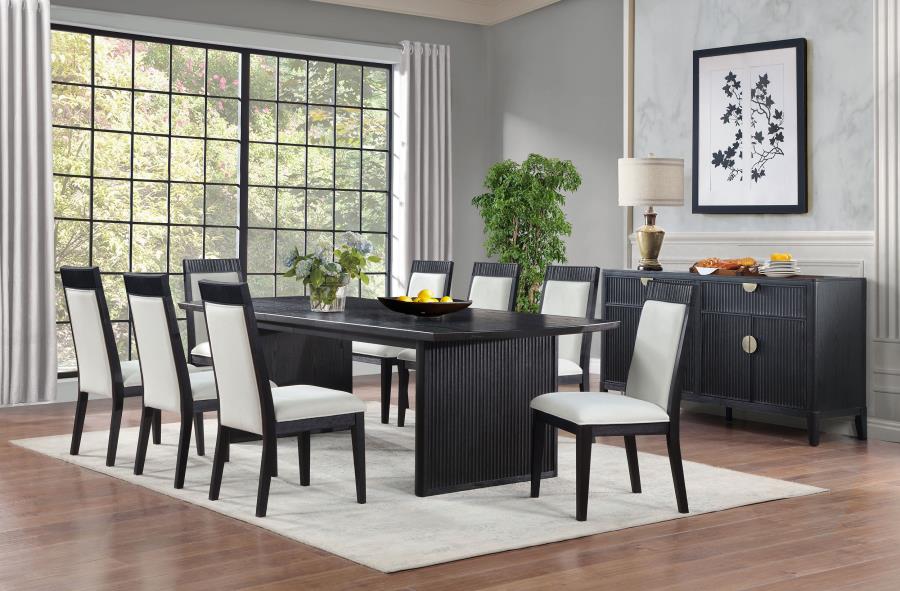 Brookmead 9 Pc Extension Leaf Dining Set