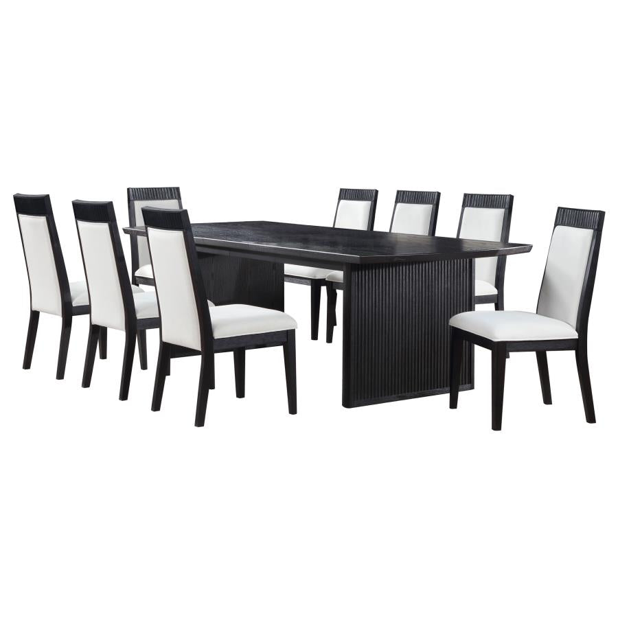Brookmead 9 Pc Extension Leaf Dining Set