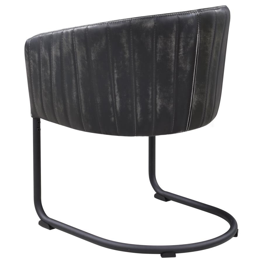 Colección de comedor Aviano 108291 - Gunmetal y negro mate