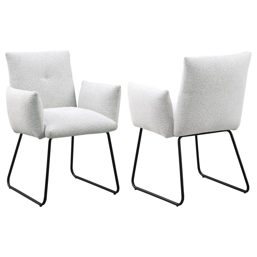 Potero Faux Marble Extension Leaf Dining Set