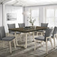 Biloxi 108681-S7 Two Tone 7 Pc Dining Set