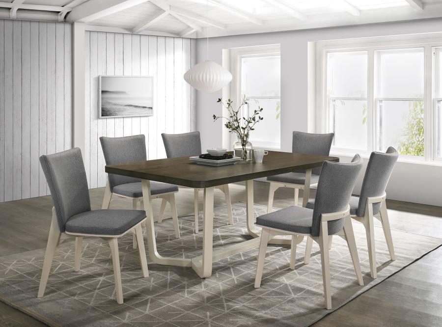 Biloxi 108681-S7 Two Tone 7 Pc Dining Set