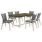 Biloxi 108681-S7 Two Tone 7 Pc Dining Set
