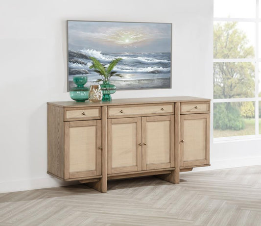 Kailani Beige Oak Sideboard 109385
