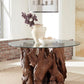 Colección de comedor Asbury 109511 - Base de mesa de teca natural