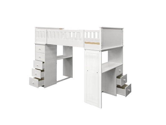 Colección de camas altas Willoughby Twin de Furniture of America