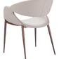 Limay Dining Chair Beige & Walnut