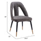 Artus Dining Chair Gray 110003