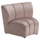 Garbi Beige Velvet Chair 110295