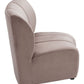 Garbi Beige Velvet Chair 110295