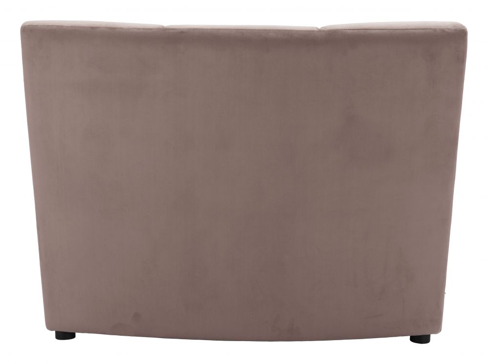 Garbi Beige Velvet Chair 110295