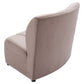 Garbi Beige Velvet Chair 110295