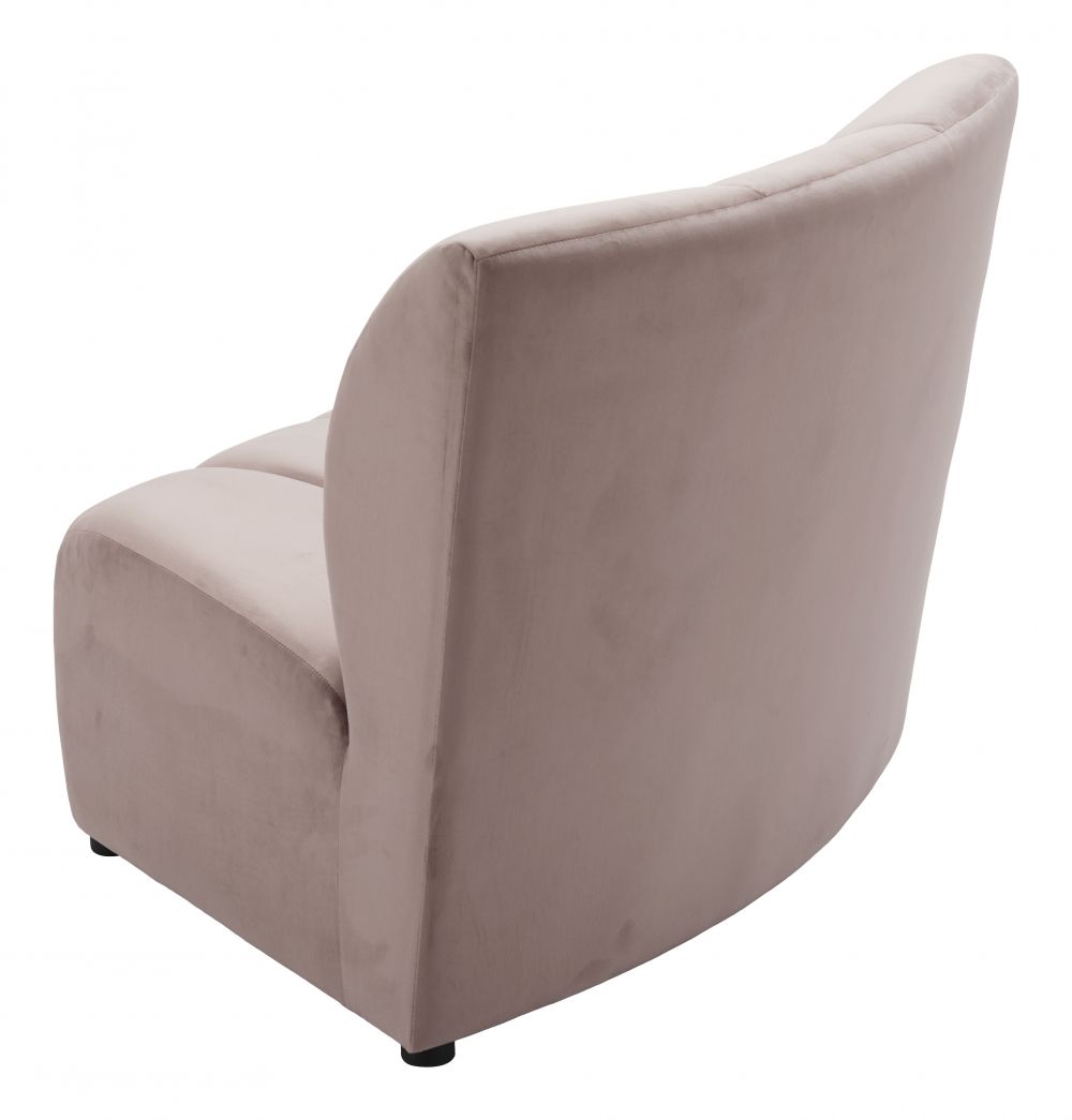 Garbi Beige Velvet Chair 110295