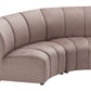 Garbi Modular Velvet Sectional - Beige or Black