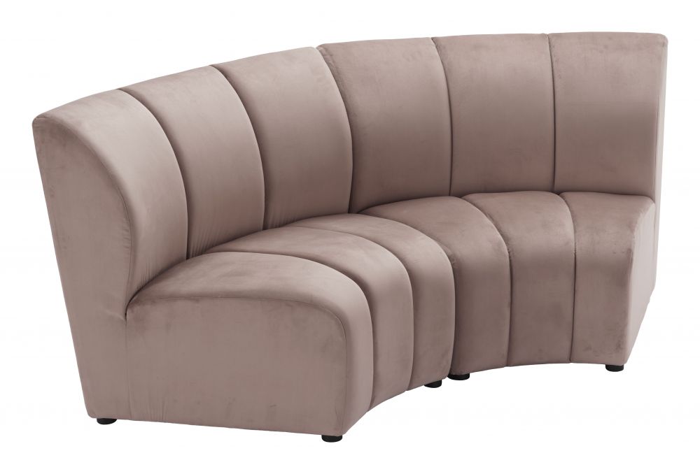 Garbi Modular Velvet Sectional - Beige or Black