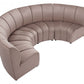 Garbi Modular Velvet Sectional - Beige or Black