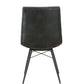 Aiken Tufted Charcoal Side Chairs
