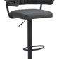 Zuo Modern Erret Swivel Gray Barstool