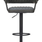 Zuo Modern Erret Swivel Gray Barstool