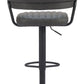 Zuo Modern Erret Swivel Gray Barstool