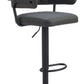Zuo Modern Erret Swivel Gray Barstool