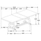 Brockway Dining Collection - Antique Jave Finish